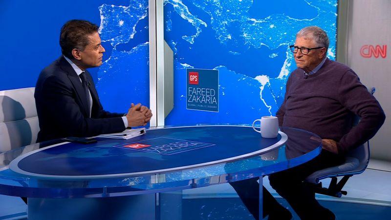 Bill Gates analisa impacto das tarifas de Trump com Fareed Zakaria.