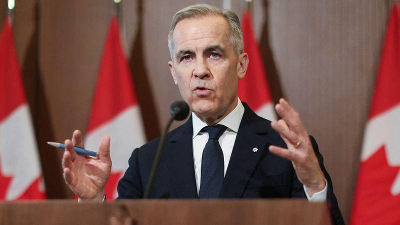 Conflito comercial de Trump com Canadá se intensifica antes de reunião com Carney.