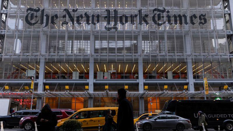 Trump alerta o New York Times sobre processo da CBS.