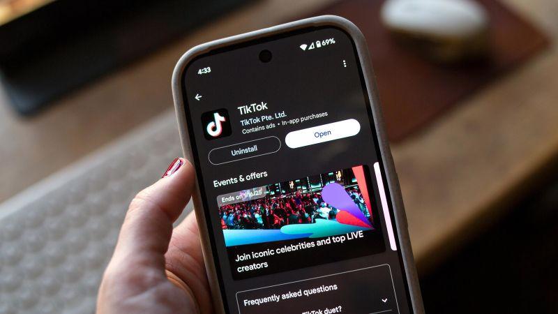 Trump pode prorrogar prazo do TikTok se não houver acordo.