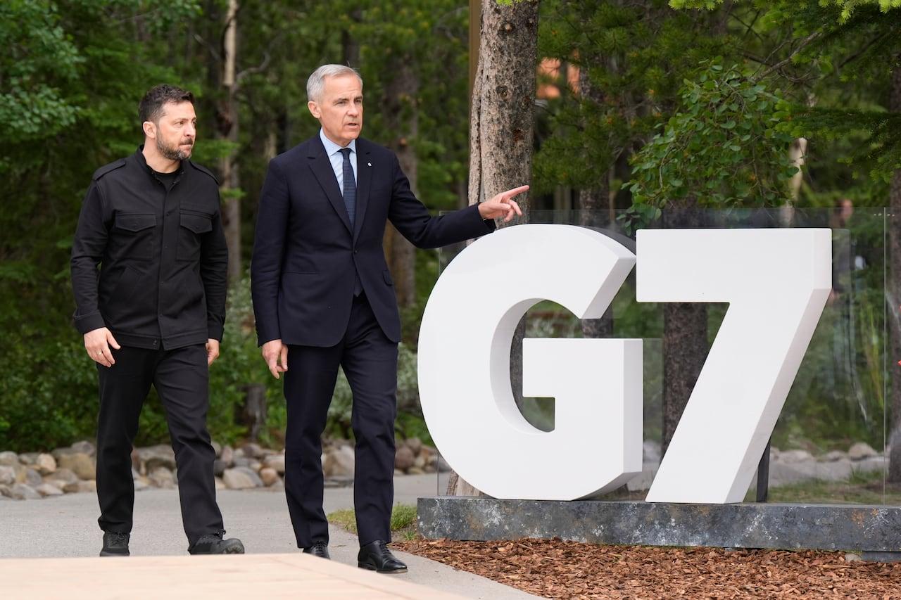 Cúpula do G7 enfrenta impasse sobre declaração da Ucrânia.