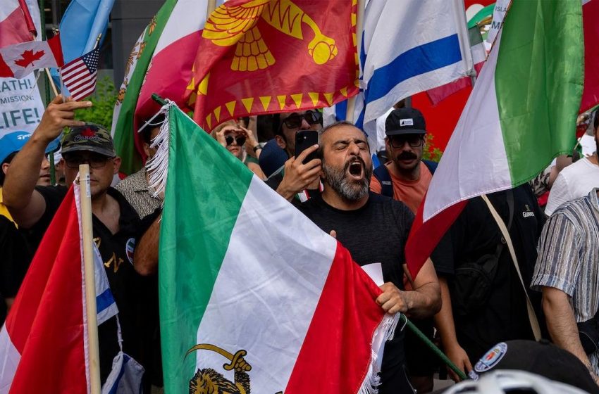 Irano-Canadenses enfrentam desafios de engajamento em conflitos distantes.