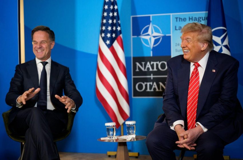 Trump apoia financiamento da OTAN enquanto questiona eficácia de ataque iraniano.