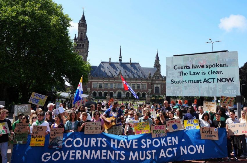 A corte da ONU exige proteção climática pela lei internacional.