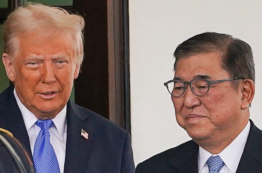 Acordo comercial Trump-Japão impõe tarifa de 15% sobre importações.