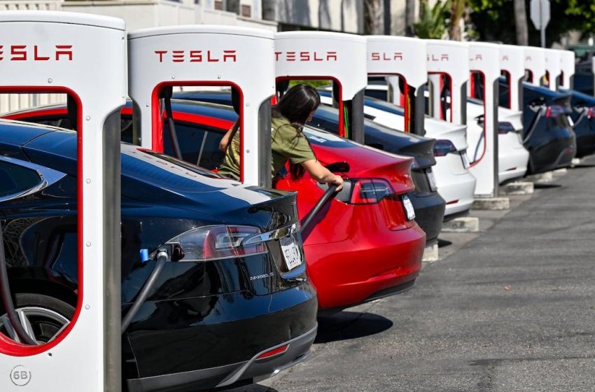 Queda nas vendas da Tesla: desafios para o líder elétrico.