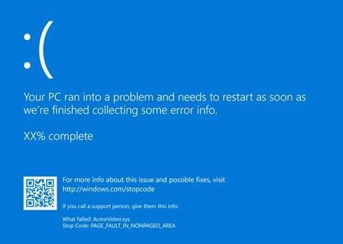 Tela azul da morte do Windows ganha atualização moderna.