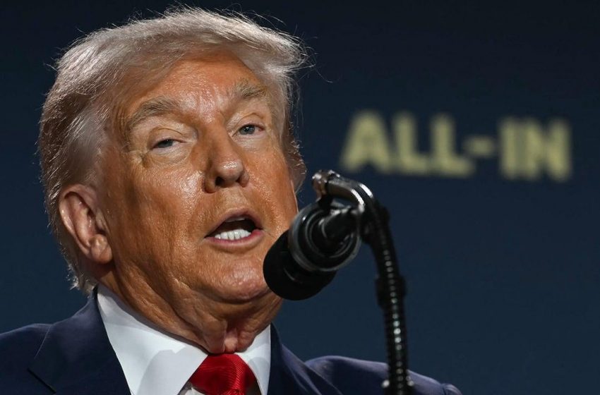  Trump desmente alegações de ligação com arquivos de Epstein.