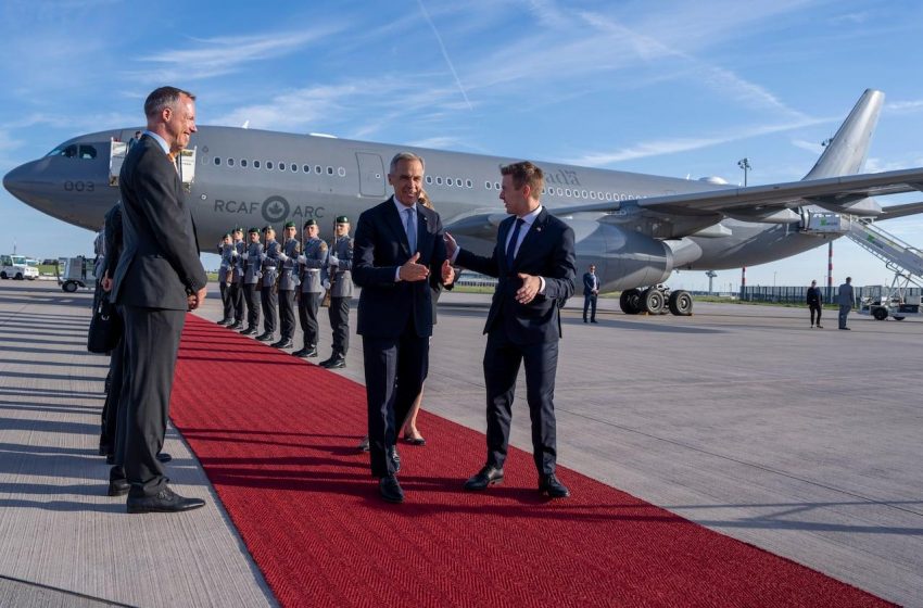  Canadá avalia opções de submarinos na visita de Carney à Alemanha.