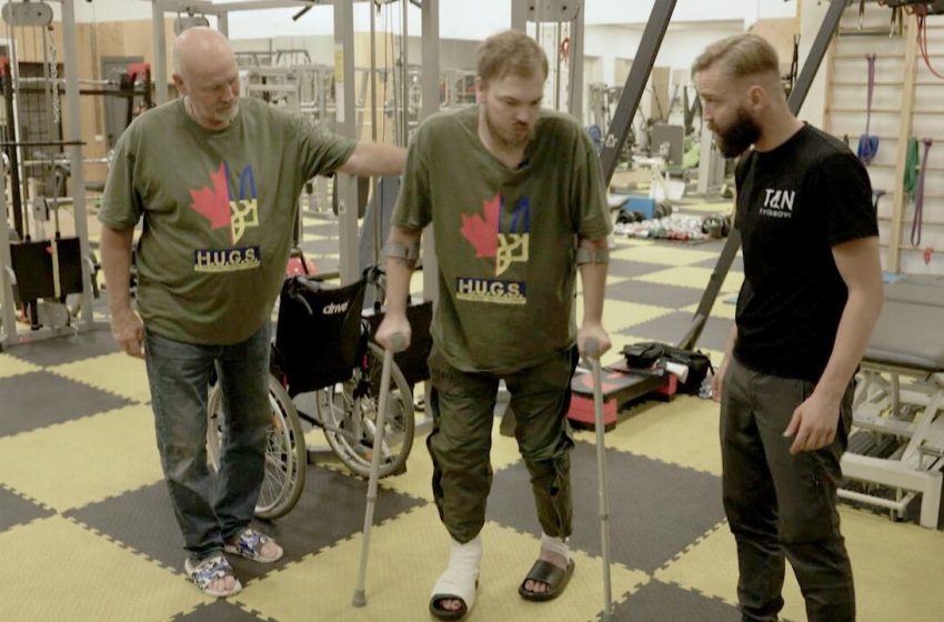 Guerreiro canadense da Ucrânia se recupera após lesão.