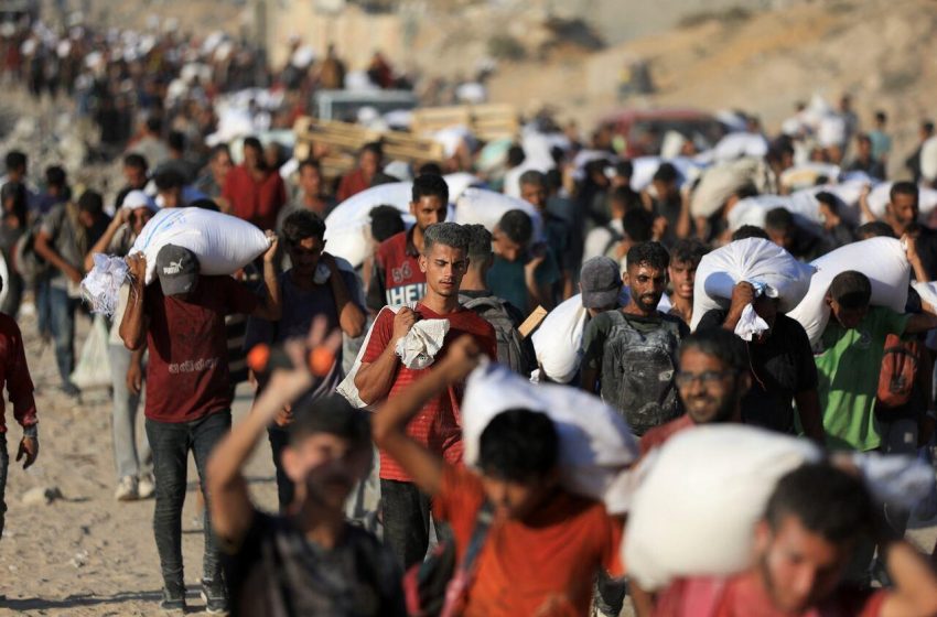  Ministro israelense sugere anexação da Gaza diante da fome crescente.