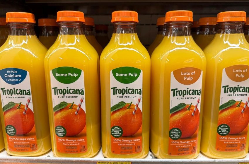 Tarifas Canadenses Fazem Queda nas Exportações de Suco de Laranja dos EUA.