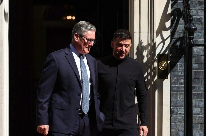  Zelenskyy e Starmer planejam antes da cúpula Trump-Putin no Alasca.