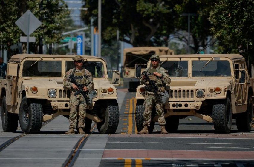Juiz considera ilegal a implantação militar de Trump em L.A.